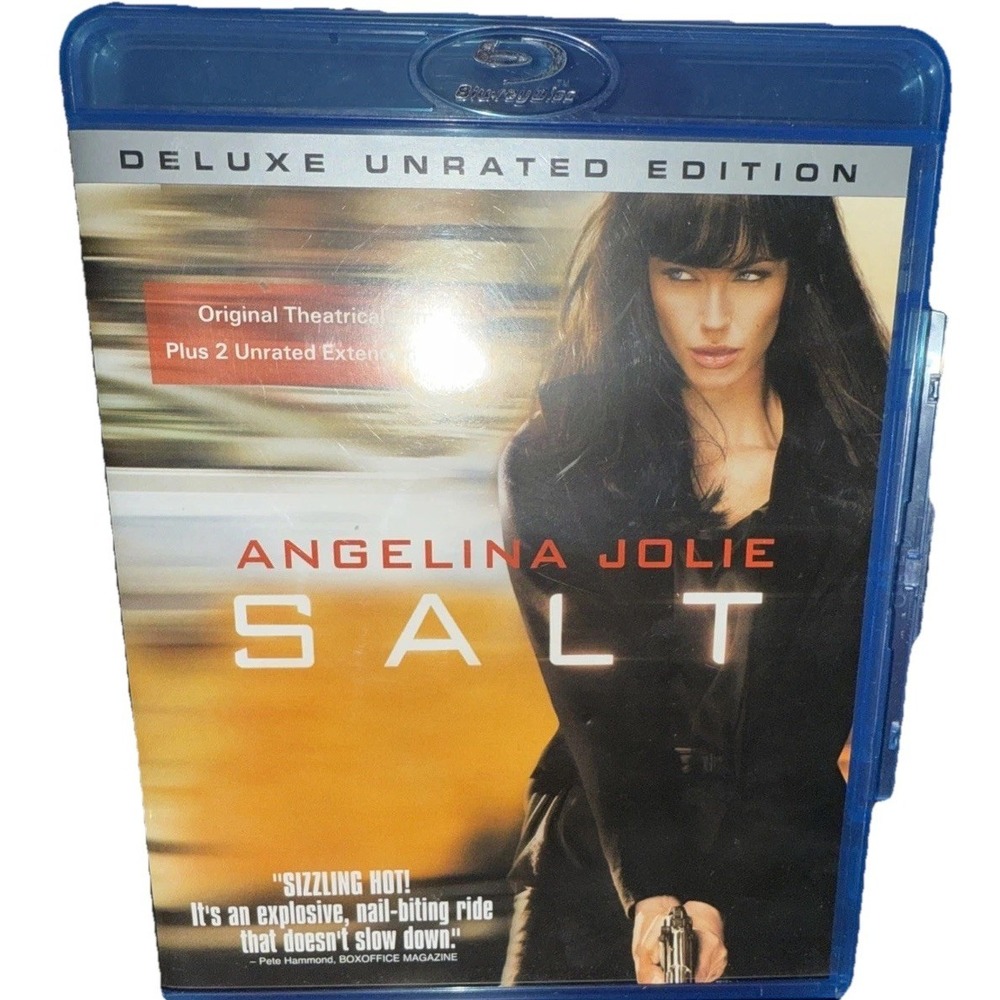 Salt (Blu-ray, 2010) Deluxe Unrated Edition Angelina Jolie
